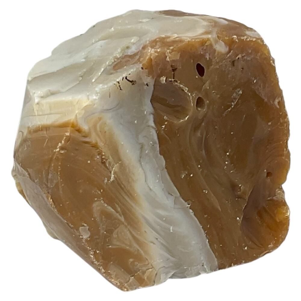 Chocolate Cream‎ Layered Art Glass Cullet Slag Glass #5XL126